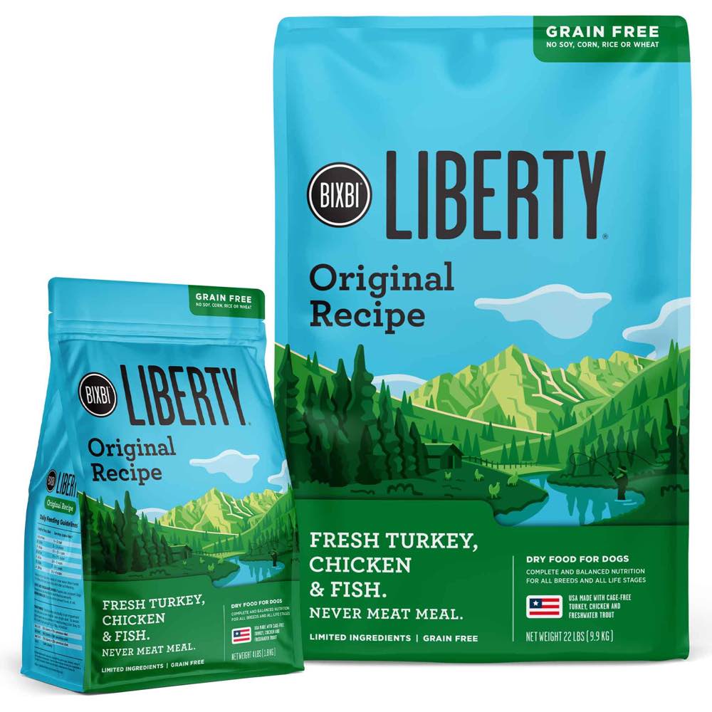 "Bixbi Liberty Original (Turkey, Chicken & Fish) Limited Ingredient Grain-Free Dry Dog Food"