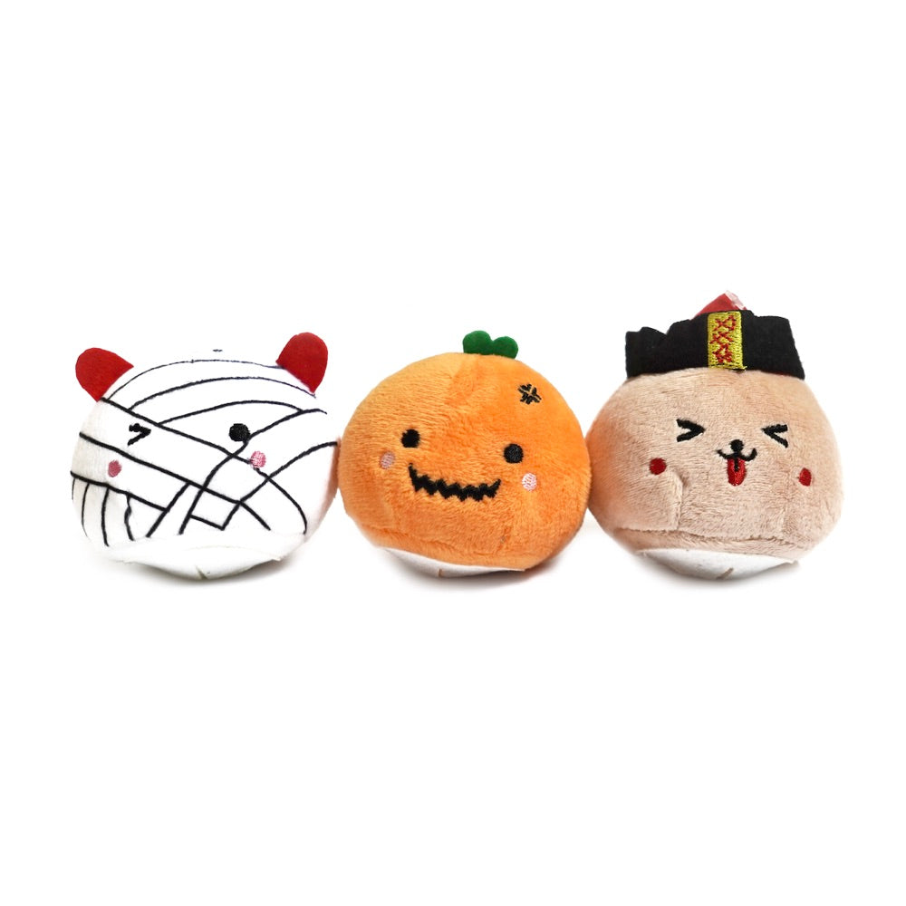 Hey Cuzzies Mini Spooky Mochi Halloween Dog Toy