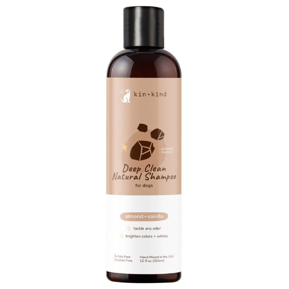 10% OFF: Kin+Kind Deep Clean Almond Vanilla Natural Dog Shampoo 12oz