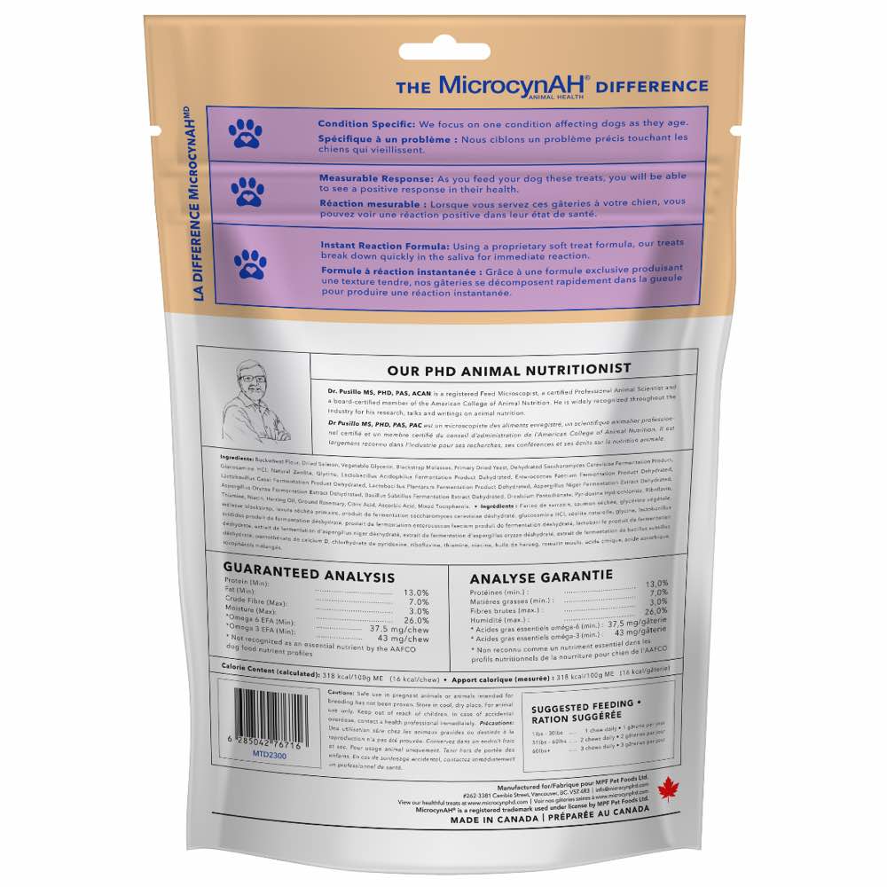 MicrocynAH Gut Health Formula Grain-Free Dog Treats 300g