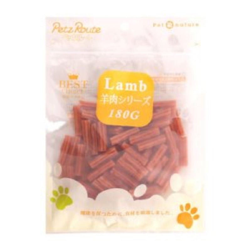 Petz Route Lamb Twisted Sticks Dog Treat 180g