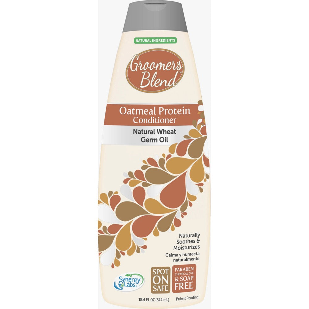 SynergyLabs  Groomer??s Blend Oatmeal Itch Relief Conditioner For Dogs & Cats 18oz