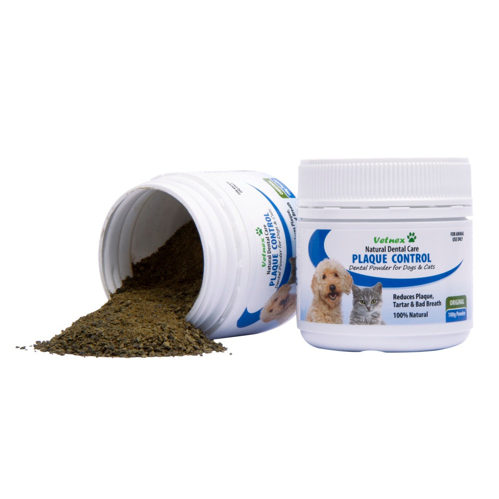 VetNex Plaque Control Original Dental Powder for Dogs & Cats 100g