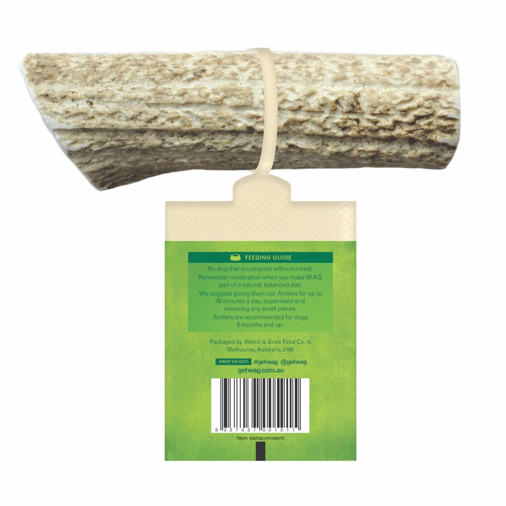 WAG Split Deer Antler Grain-Free Dog Treat