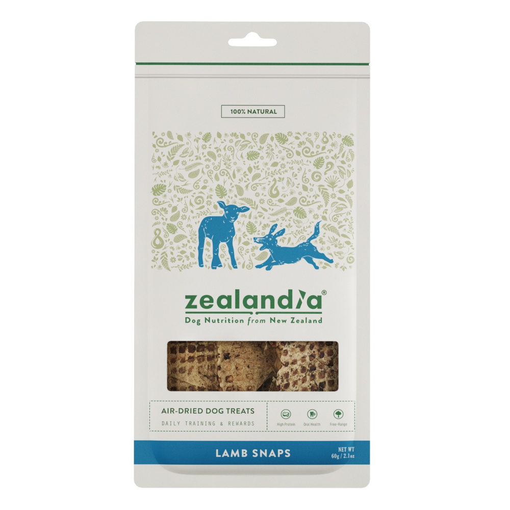 Zealandia Lamb Snaps Dog Treats 60g